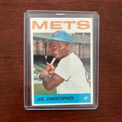 1964 Topps Baseball Card. Joe Christopher - New York Mets. Card #546