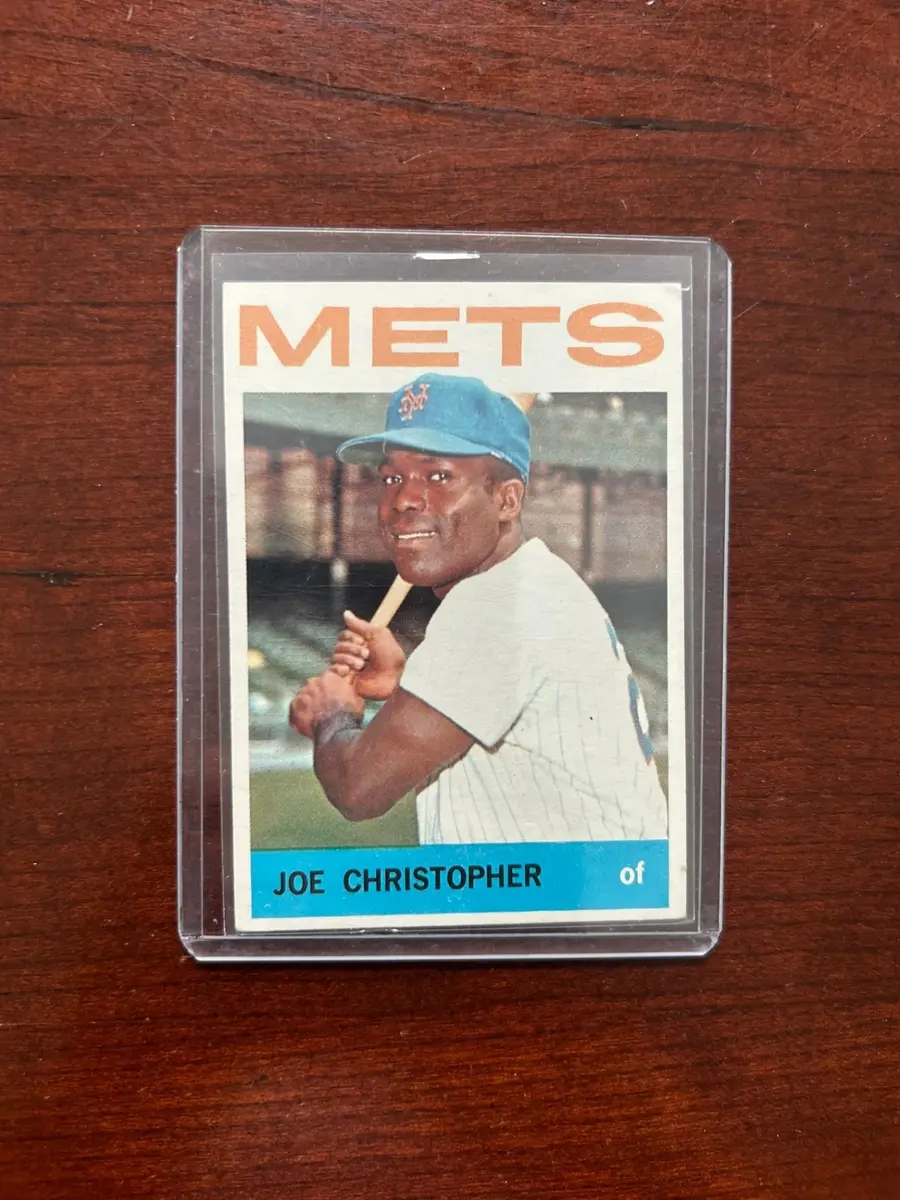 1964 Topps Baseball Card. Joe Christopher - New York Mets. Card #546