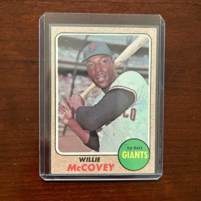 1968 Topps Baseball Card. Willie McCovey - San Francisco Giants. Card #290