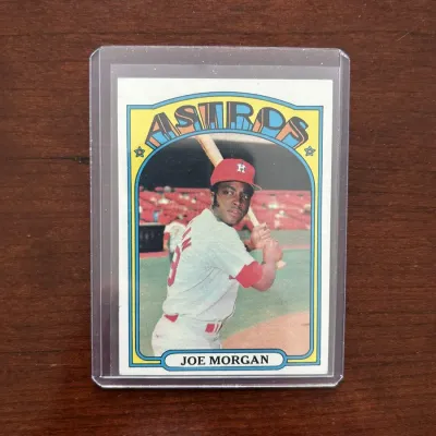 1972 Topps Baseball Card. Joe Morgan - Houston Astros. Card #132