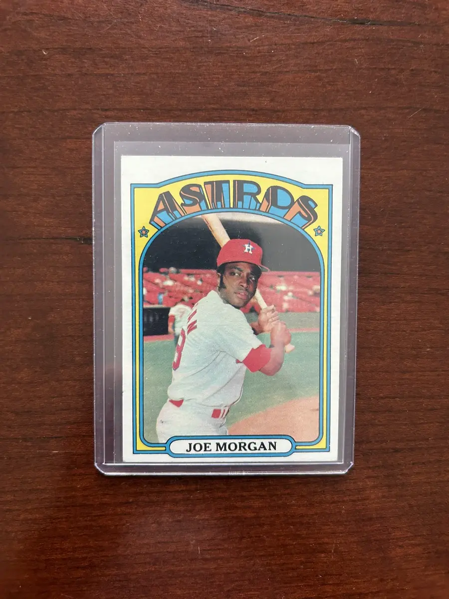 1972 Topps Baseball Card. Joe Morgan - Houston Astros. Card #132