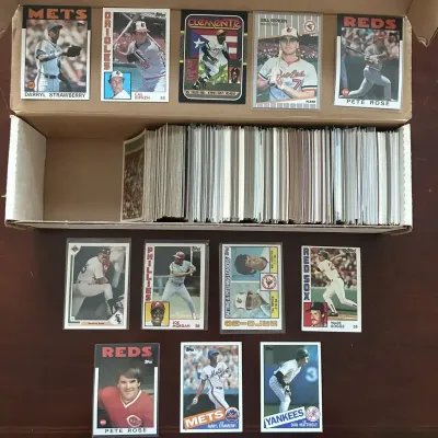 100s of Vintage Baseball Cards. Pete Rose, Barry Bonds, and More