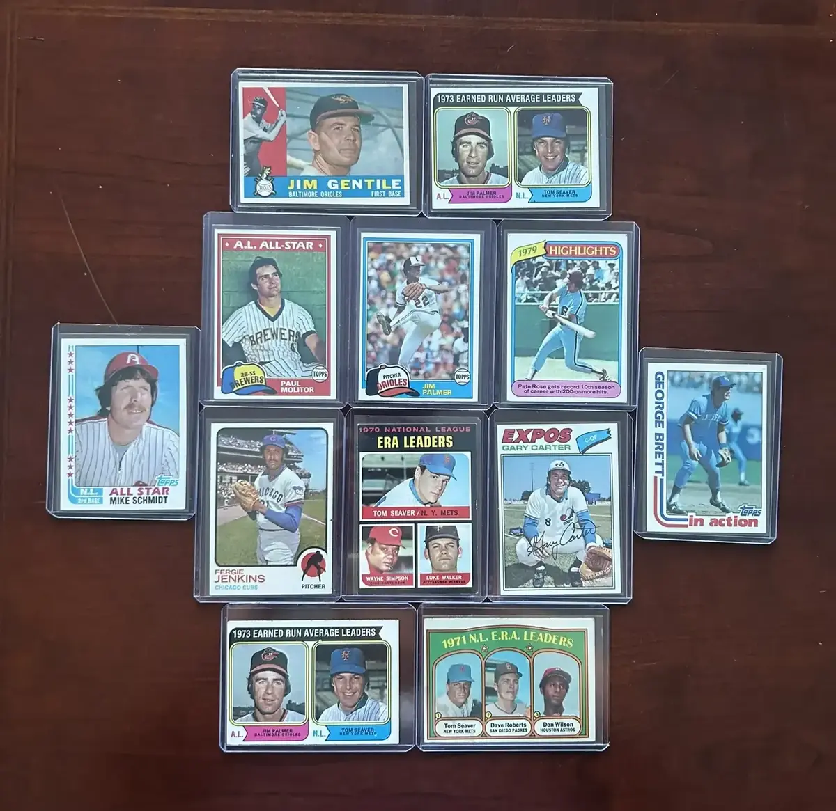 Vintage Baseball Cards - Mike Schmidt, Paul Molitor, and More