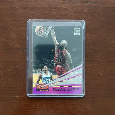 1993 Topps Stadium Club Basketball Card. Michael Jordan - Beam Team Card #4