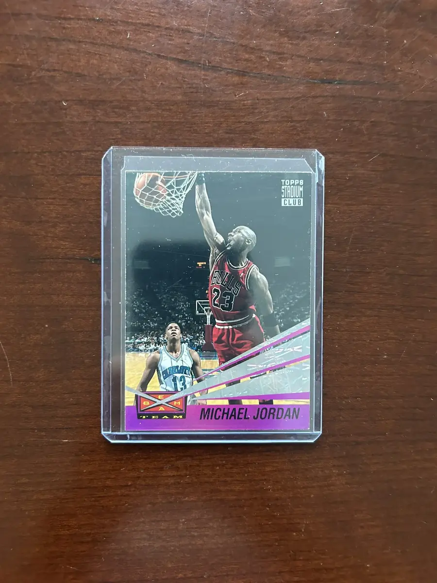 1993 Topps Stadium Club Basketball Card. Michael Jordan - Beam Team Card #4