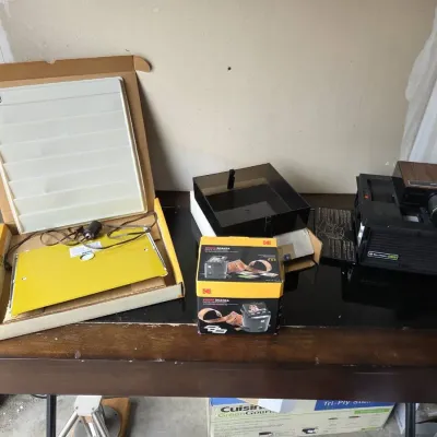 Vintage Slide & Film Equipment – Kodak SCANZA, Bell & Howell & Kenico
