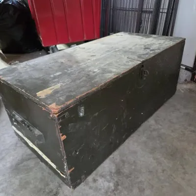 Vintage U.S. Air Force Military Footlocker 