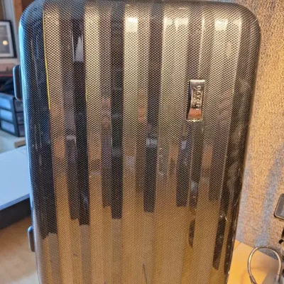 Olympia Black Hardside Spinner Carry-On Suitcase