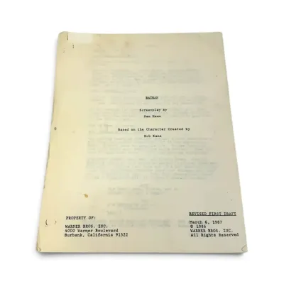 Batman (1989) Screenplay by San Hamm