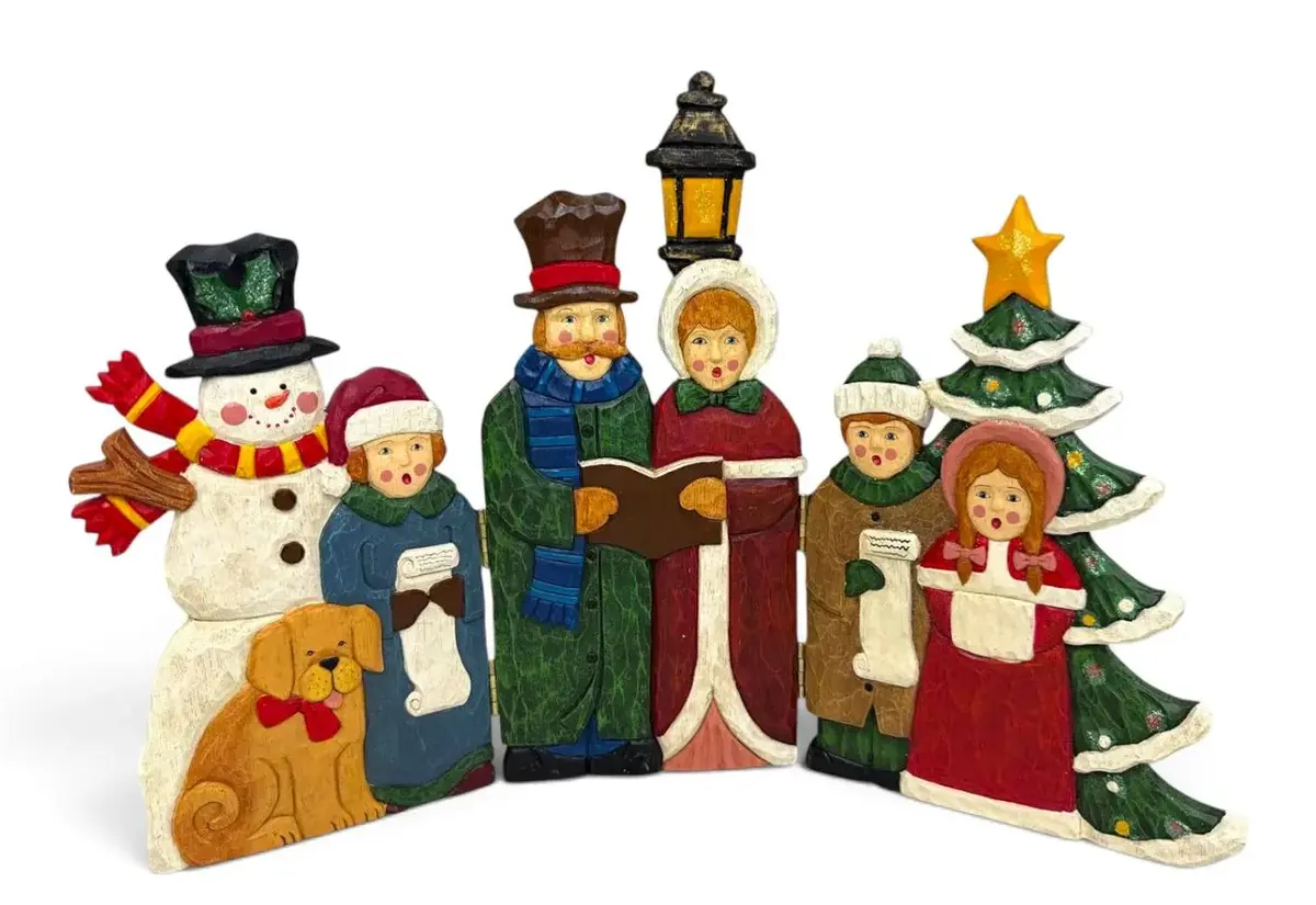 Vintage Kurt S. Adler Tri Fold Christmas Carolers