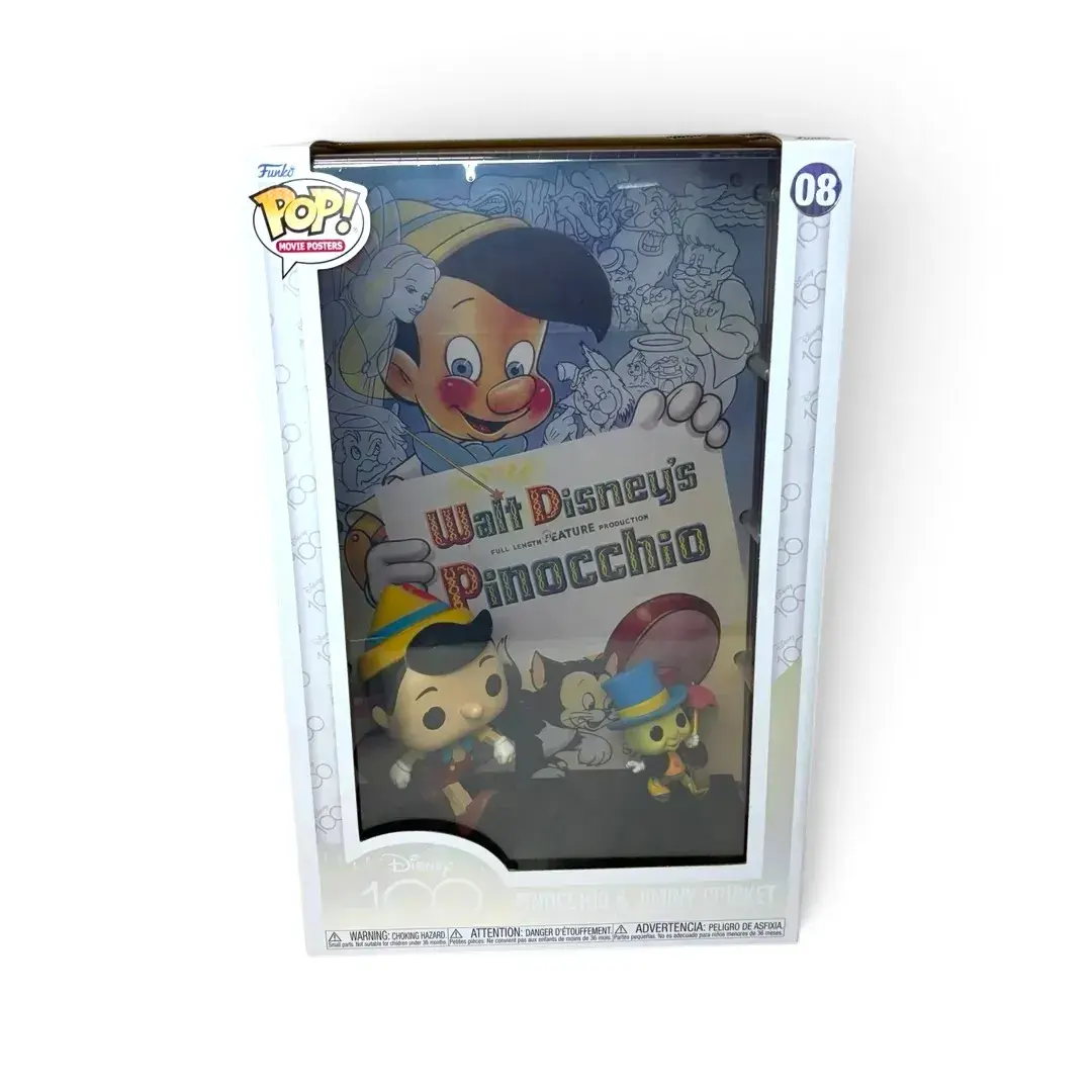 Disney Funko Pop! Movie Posters: Pinocchio & Jimmy Cricket-Factory Sealed!