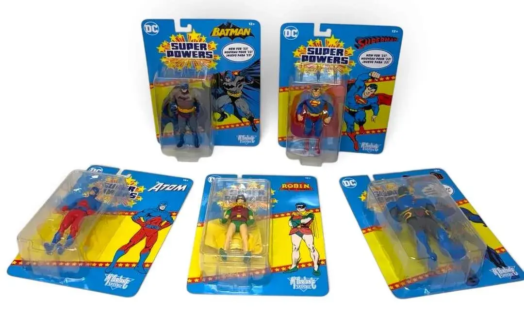 McFarlane Toys DC: Batman, Robin, Superman, The Atom, & Darkseid Figures 2022