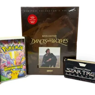 VHS Tapes: Pokémon, Star Trek, Star Wars, Dances With Wolves, & More