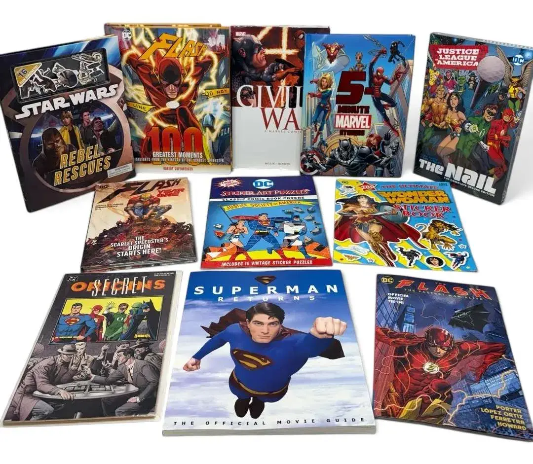 Various DC & Marvel Books (Some Sealed!)