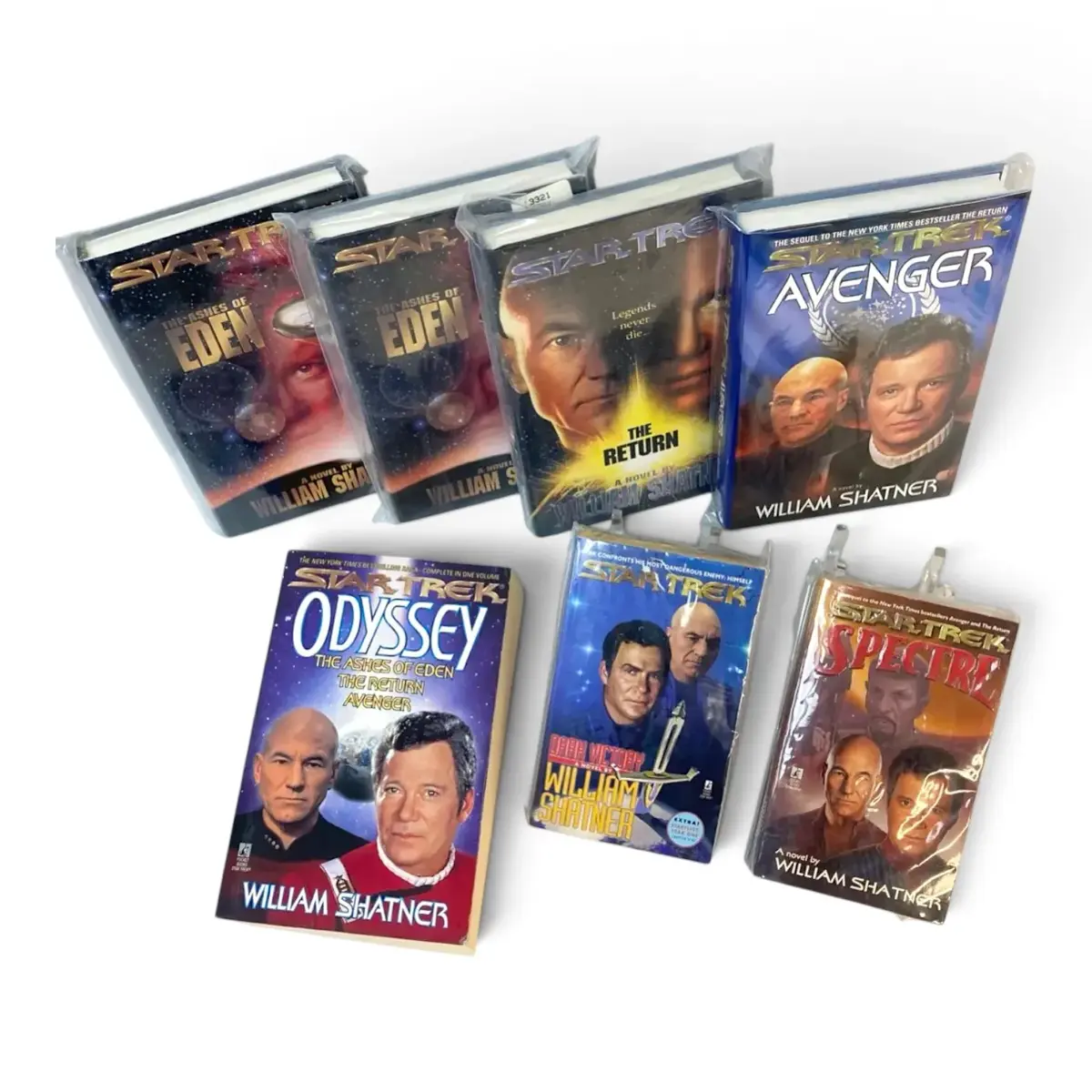 Star Trek Hardcover Novels By William Shatner & More