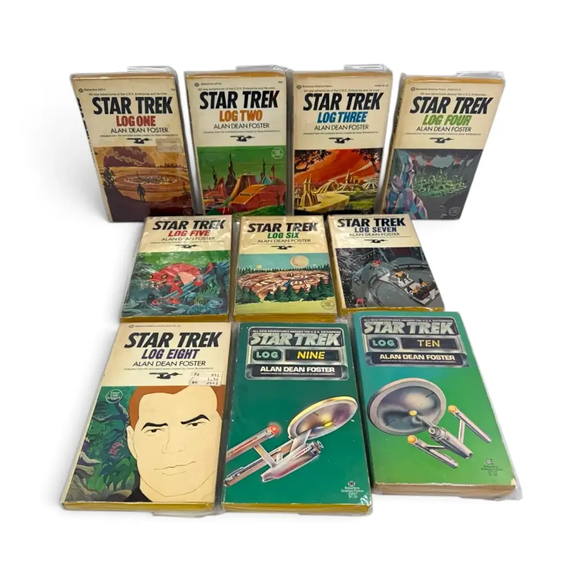 Star Trek Novels Log One-Ten