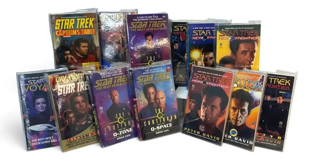 Star Trek Paperbacks by Greg Cox, Peter David, & More