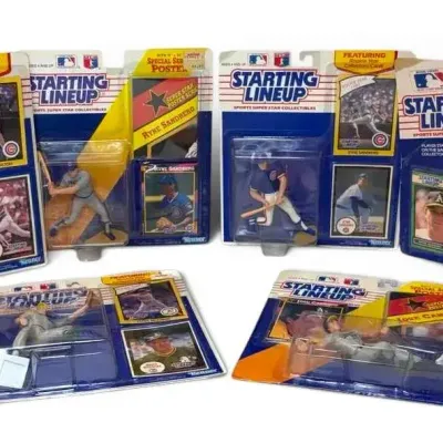 Kenner 1989-92 MLB Starting Lineup w/ Rookie Year Cards
