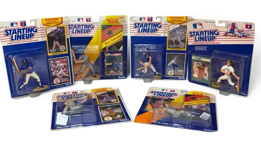 Kenner 1989-92 MLB Starting Lineup w/ Rookie Year Cards