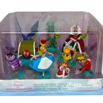 Disney's Alice In Wonderland Deluxe Figurine Playset-New In Box!
