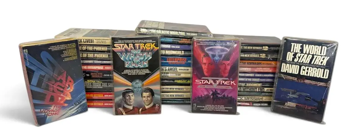 Vintage Star Trek Paperback Novels