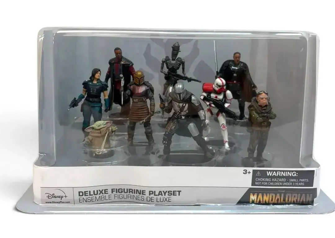 Disney Star Wars The Mandalorian Deluxe Figurine Set - New in Box!