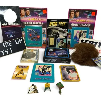 Vintage Star Trek Memorabilia (Tribble, Puzzles, Cards, & More)