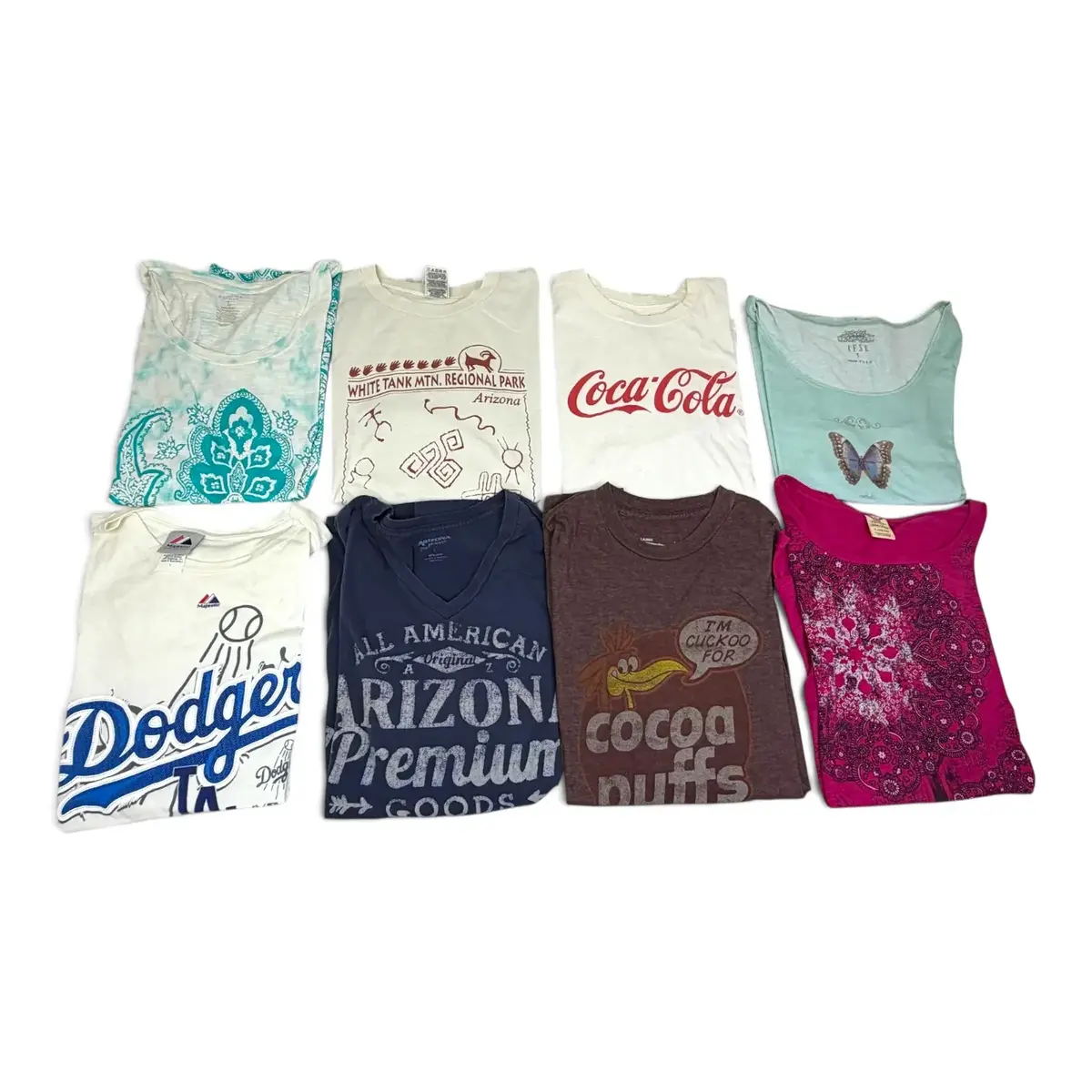 Women’s Graphic T-shirts (Coca Cola, Cocoa Puffs, Faded Glory, & More)