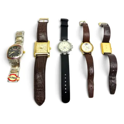 Leather & Metal Banded Men’s and Women’s Watches