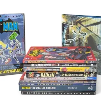 Batman Themed Books, Magnet Set, & “Figure Fantasy” Photography Book