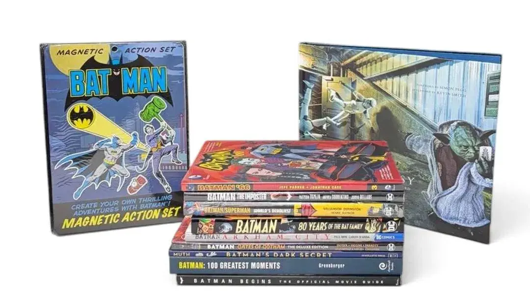 Batman Themed Books, Magnet Set, & “Figure Fantasy” Photography Book