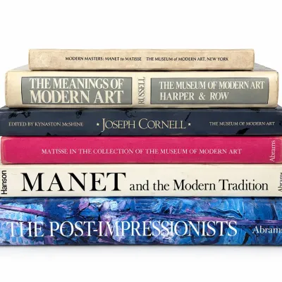 6 Vintage Modern Art Books – Matisse, Manet, Joseph Cornell, Post-Impressionists, MoMA
