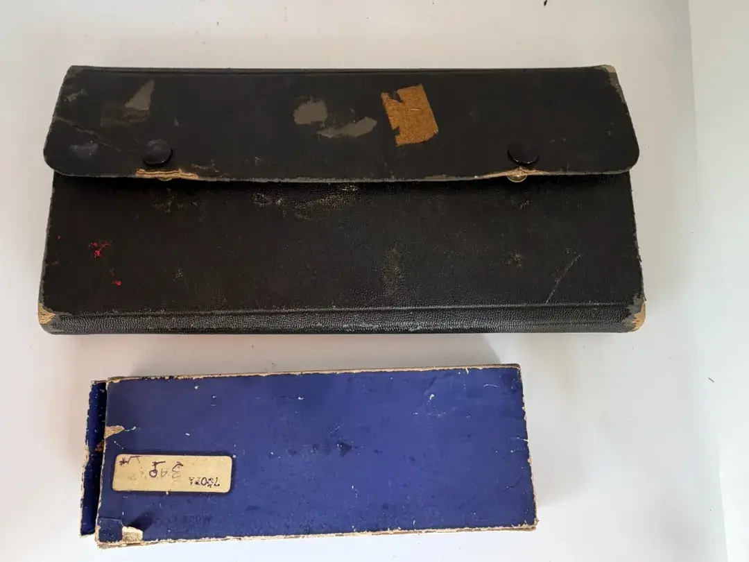 Vintage German Drafting Compass & Divider Tool Sets w/ Cases – Engineering Drawing