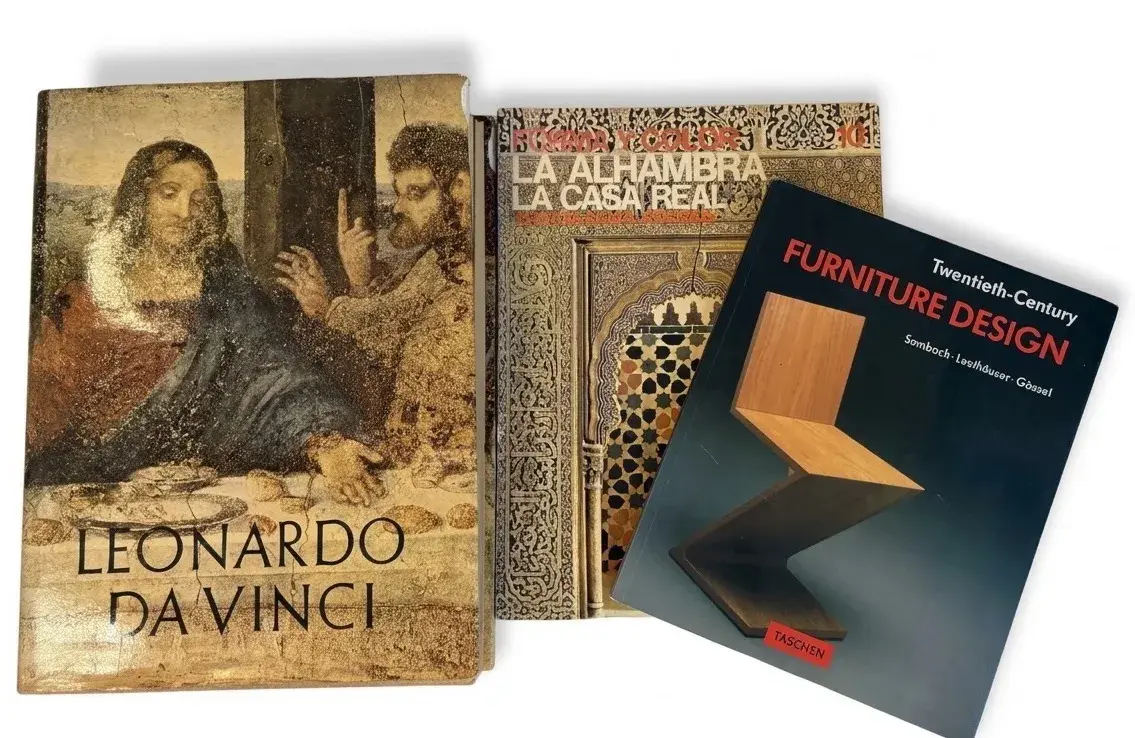 Art & Architectural History Hardcover & Softcover Coffee Table Book Lot (3) 