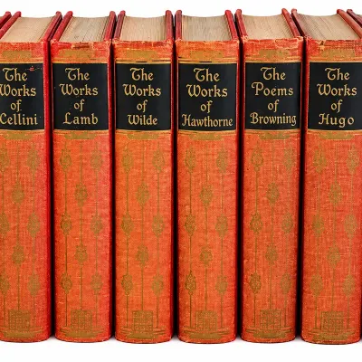 17 Vintage Classic Books Dickens Wilde Poe Hawthorne Hugo Kipling Emerson & More