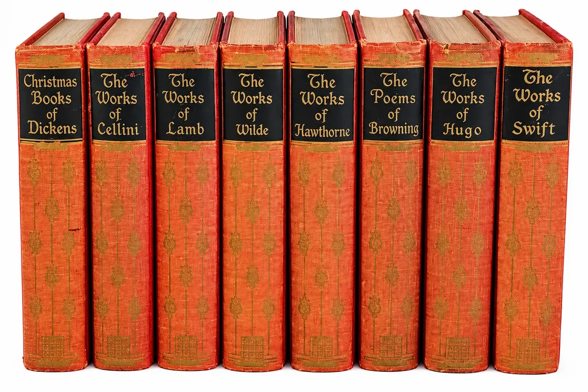 17 Vintage Classic Books Dickens Wilde Poe Hawthorne Hugo Kipling Emerson & More