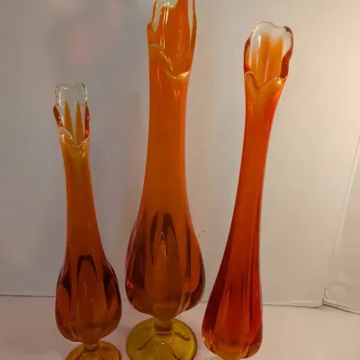 Mid Century Modern Swung Vases