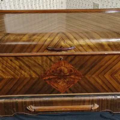 Art Deco Style Waterfall Cedar Chest 