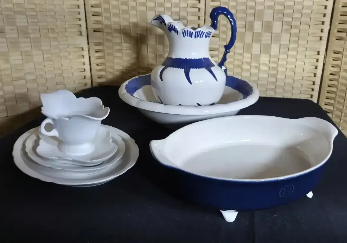 Blue And White Ceramic Lot