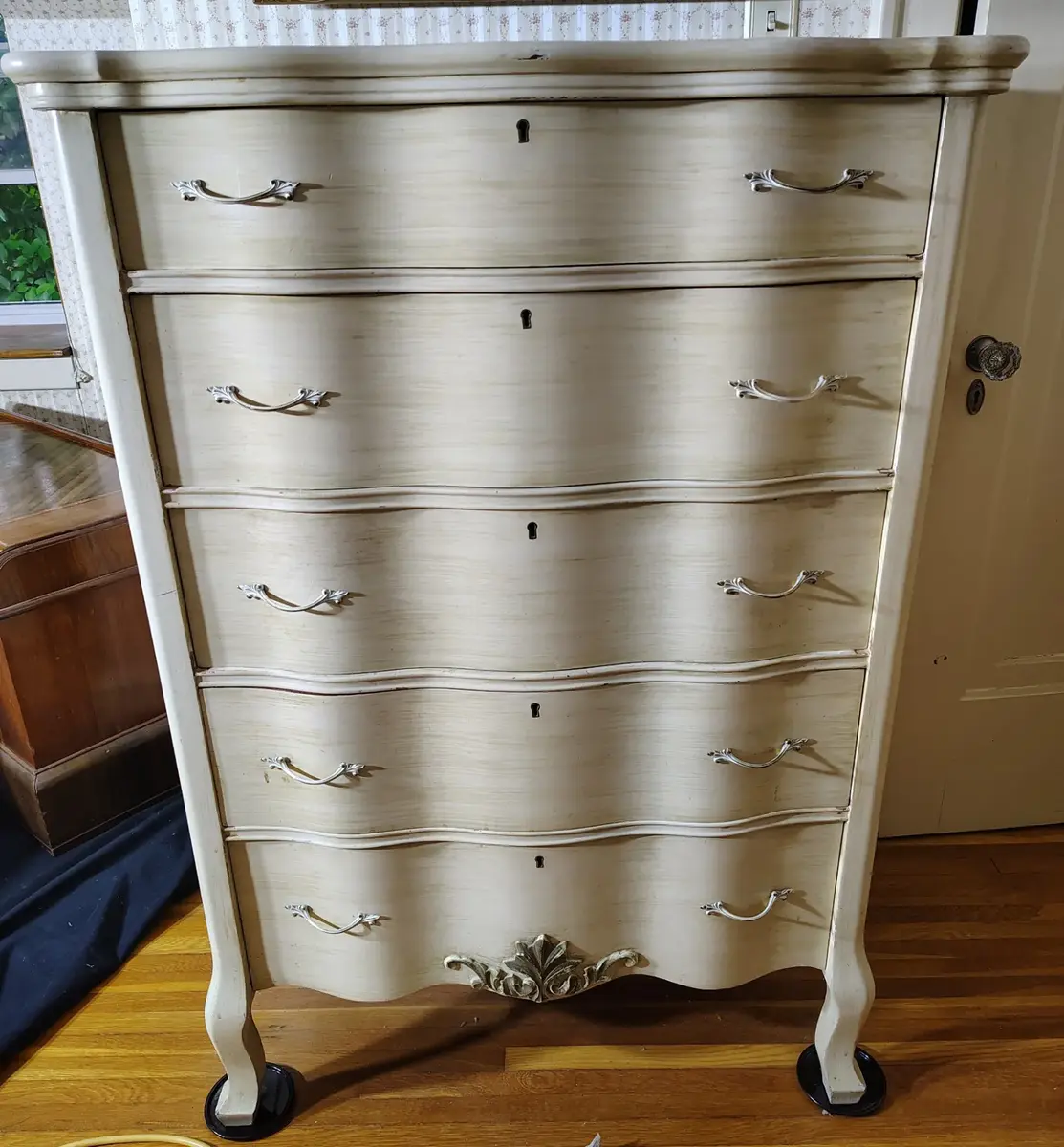 French Provincial Style Highboy Dresser
