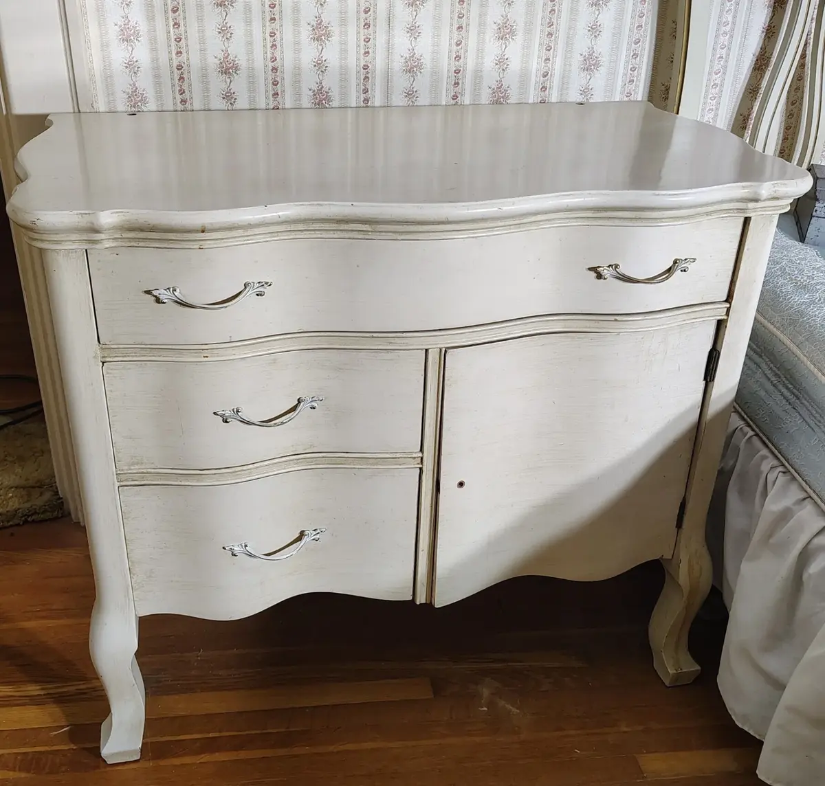 French Provincial Style Bowfront Dresser, A 