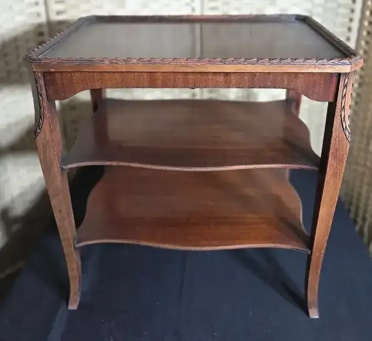 Carved Side Table 