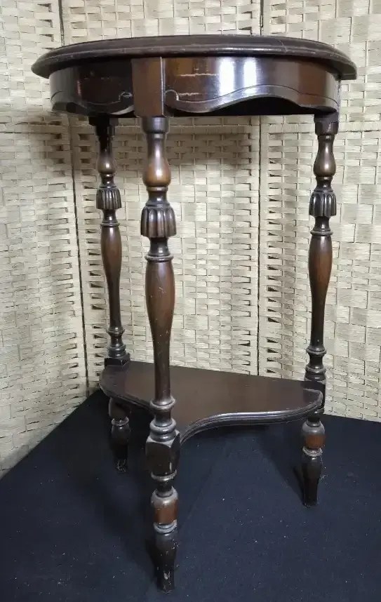 Dark Wood Accent Table 