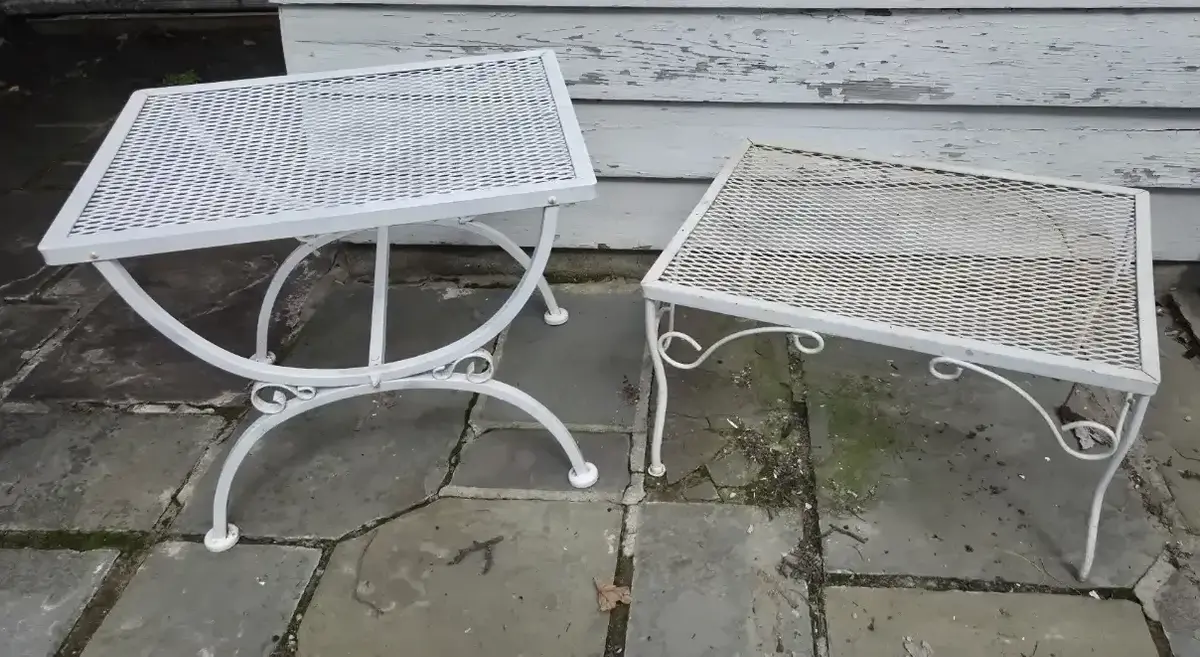 Metal Patio Side Tables 