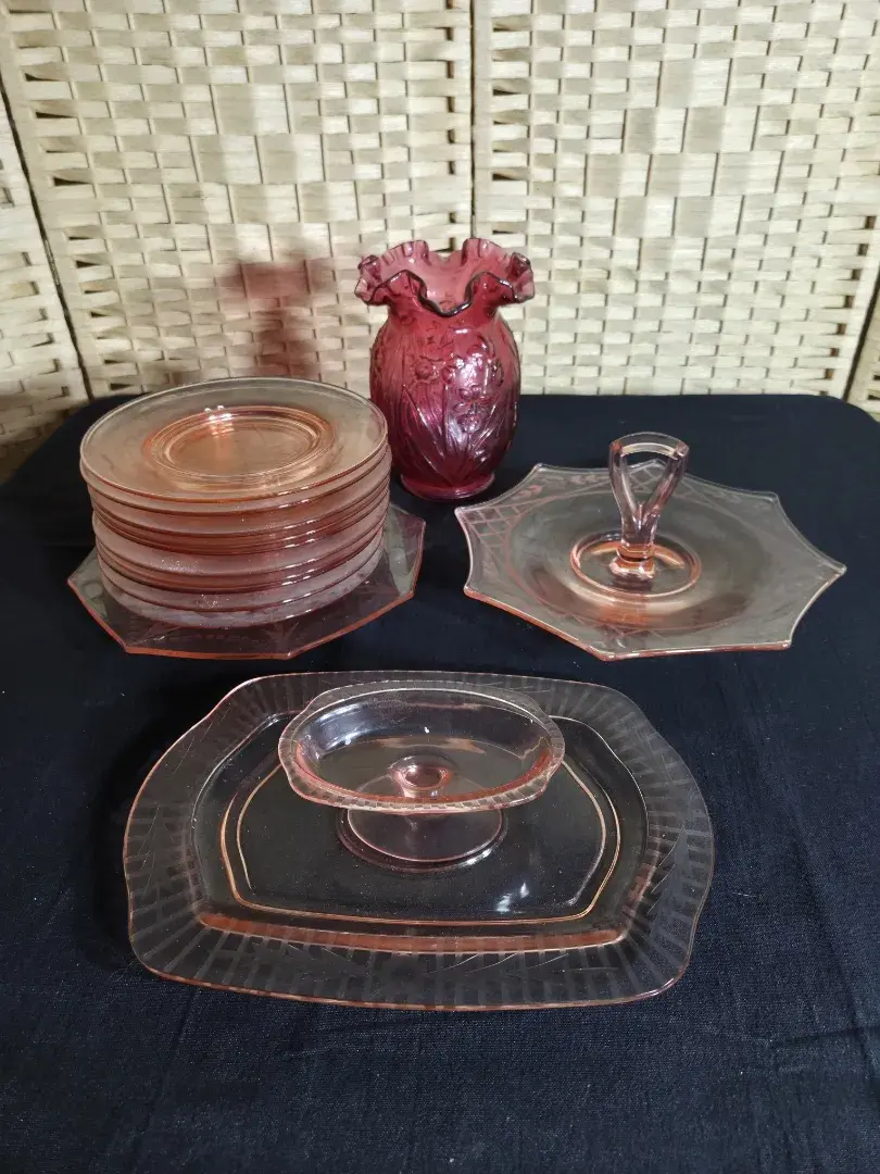 Pink Depression Glass