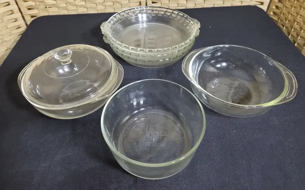 Clear PYREX Dishes 