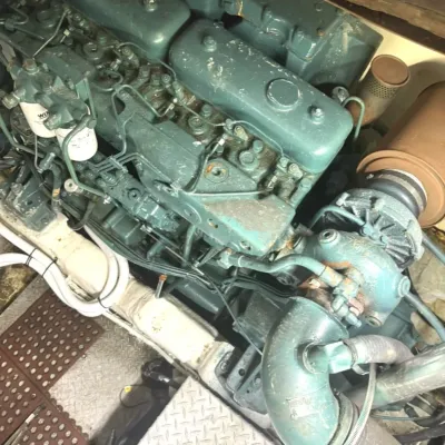 Twin Volvo turbo engines
