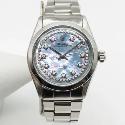 Diamond Rolex, mother of pearl