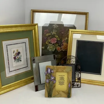 Floral Prints & Gold Frames