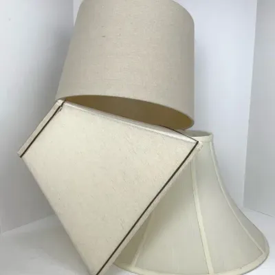 Ivory & Linen Lampshades